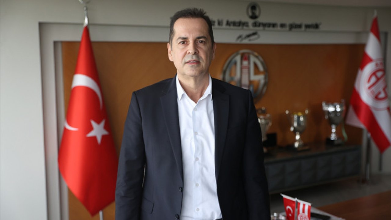 Antalyaspor Başkanı Rıza Perçin: 'Takımımıza artık çok güveniyoruz'