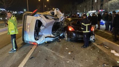 Bursa'da zincirleme kaza: 1 ölü, 1 yaralı