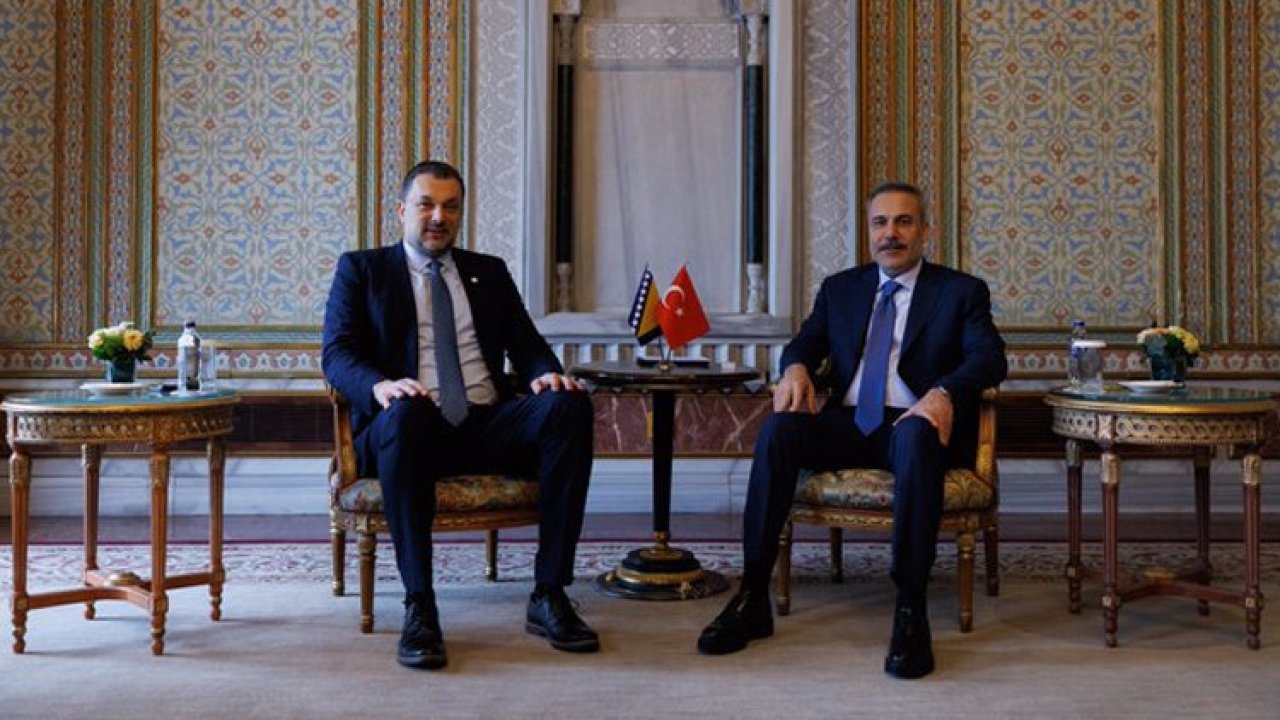 Dışişleri Bakanı Hakan Fidan, Bosna Hersekli mevkidaşı Konakoviç ile görüştü