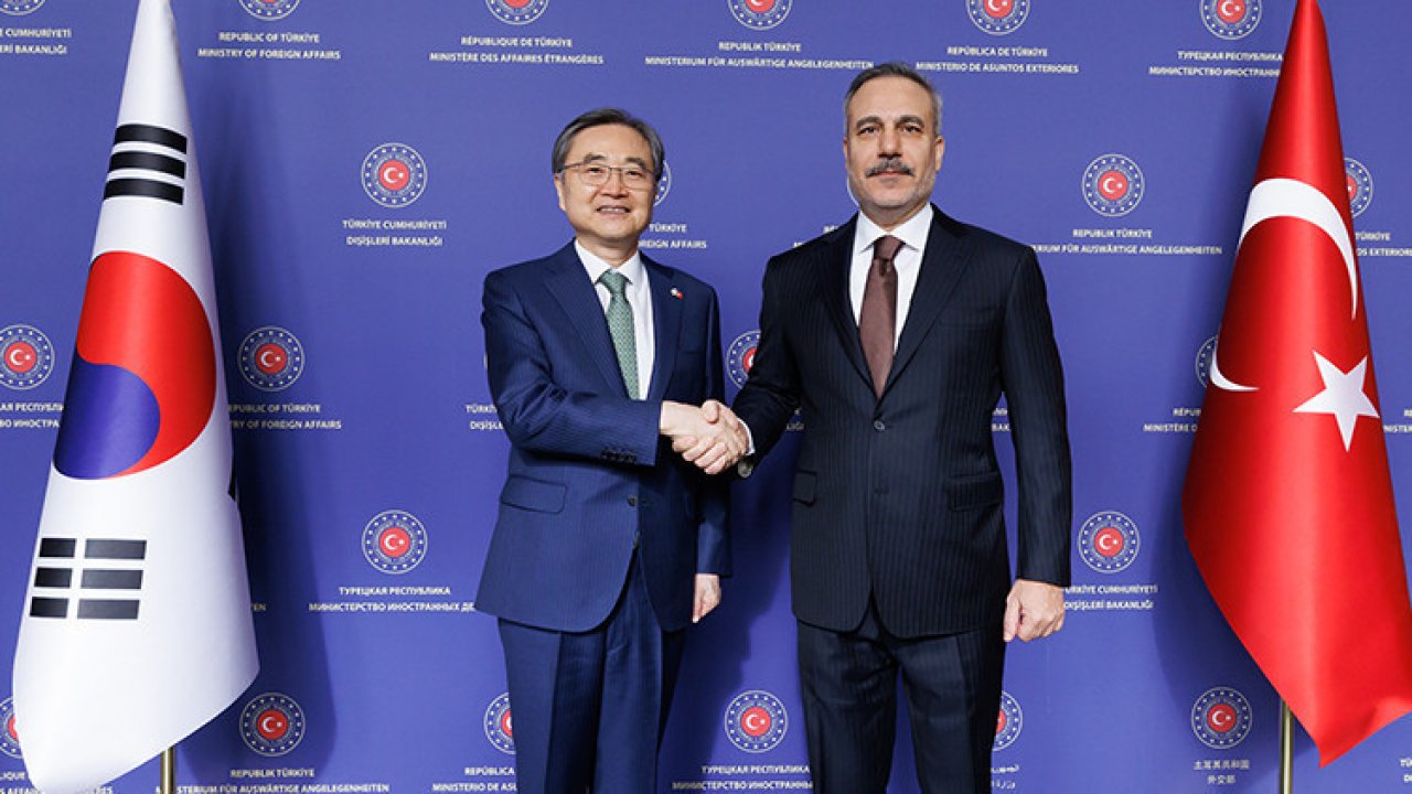 Dışişleri Bakanı Hakan Fidan, Güney Koreli mevkidaşı Cho ile bir araya geldi