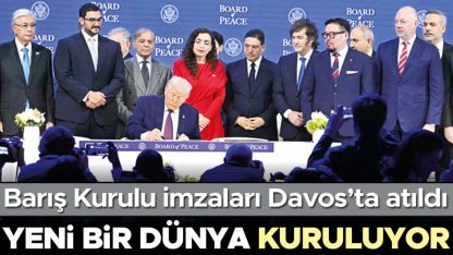 Gazze’den dünyaya yeni barış dönemi... Barış Kurulu imzaları Davos’ta atıldı