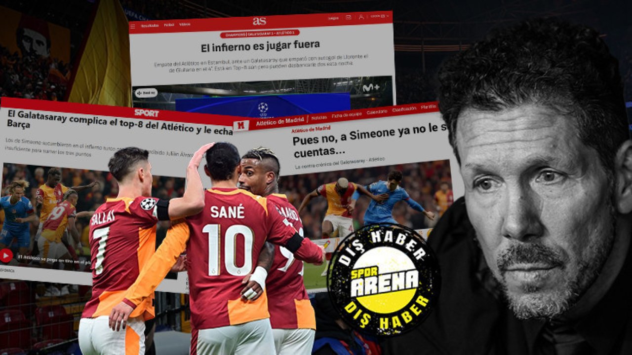 İspanya, Atletico Madrid'in Galatasaray maçını konuşuyor! 'Cehennemde mucizevi 1 puan! Simeone'nin hesapları tutmuyor'