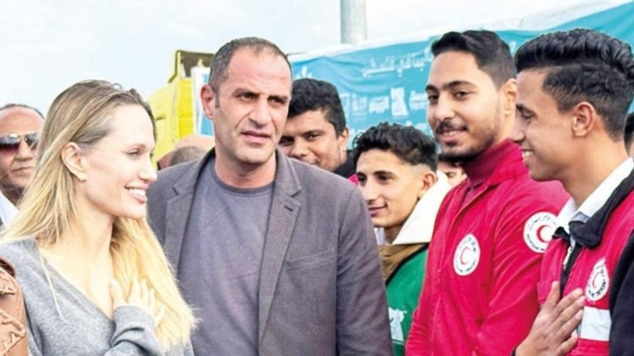 Jolie Gazze sınırında