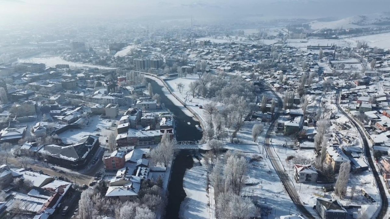 Kars’ta beyaz örtü