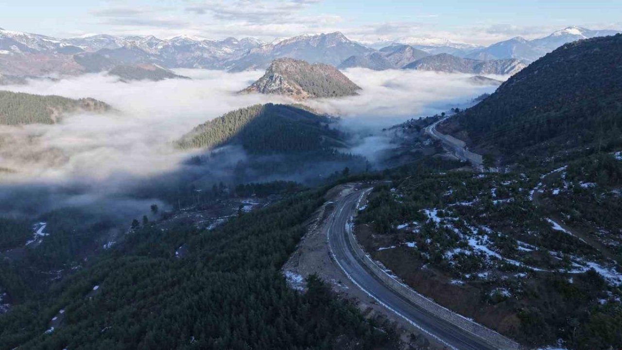 Mest eden sis manzarası böyle görüntülendi