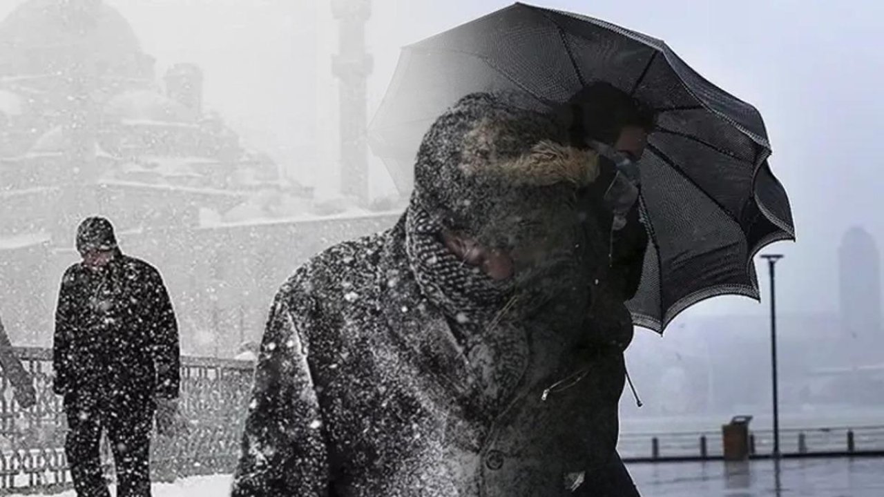 Meteoroloji'nin uyarı haritası sarıya döndü: Kar, sağanak, fırtına! İstanbul beyaza bürünecek