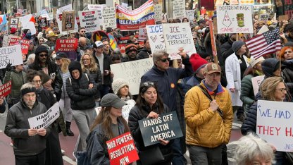 New York'ta Trump'a karşı büyük protesto