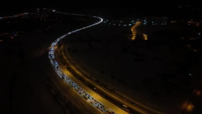 TEM Otoyolu’nun Bolu geçişi 7 saat sonra ulaşıma açıldı