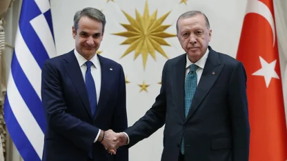 Ankara'da kritik görüşme: Cumhurbaşkanı Erdoğan ve Miçotakis bir araya geldi