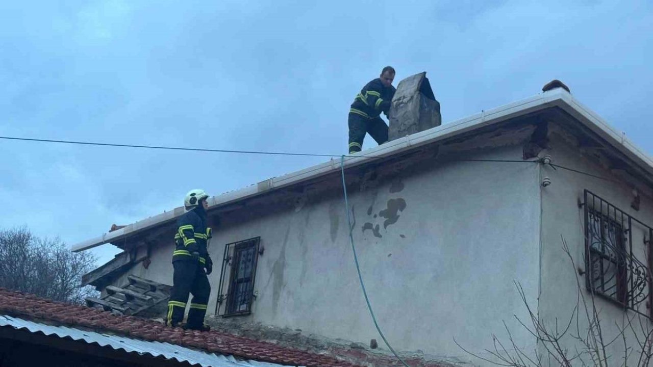 Bilecik’te baca yangını!
