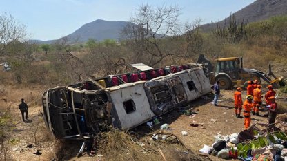 Brezilya'da otobüs kazası: 16 ölü, 44 yaralı