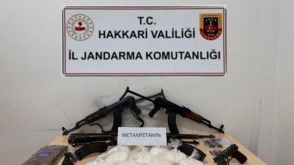 Çukurca’da uyuşturucu ve silah ele geçirildi