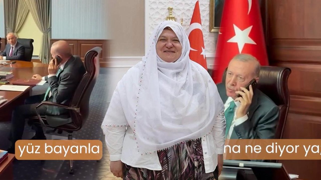 Cumhurbaşkanı Erdoğan toplantının ortasında Zeynep Güneş'e telefon açtı: "100 bayanla geliyorsun"