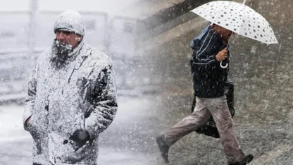 Meteoroloji duyurdu! Kış geri geliyor: Sıcaklık 9 derece düşecek, sağanak etkili olacak