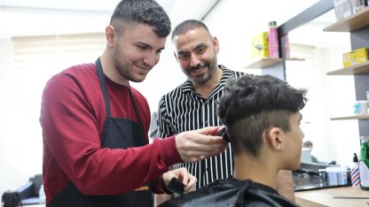 Özel bireylere ücretsiz berberlik hizmeti
