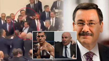 TBMM'deki Osman Gökçek-Mahmut Tanal kavgasına Melih Gökçek'ten paylaşım: "Nakavt"