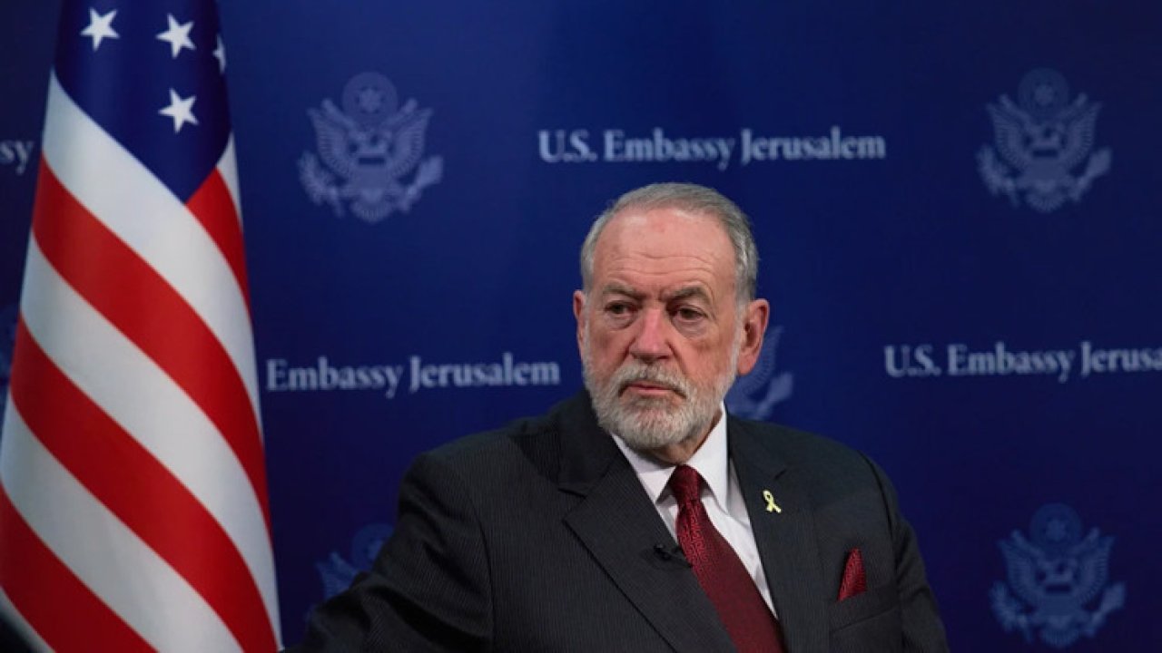 Türkiye'nin de aralarında bulunduğu 14 ülkeden ABD Büyükelçisi Huckabee'ye kınama