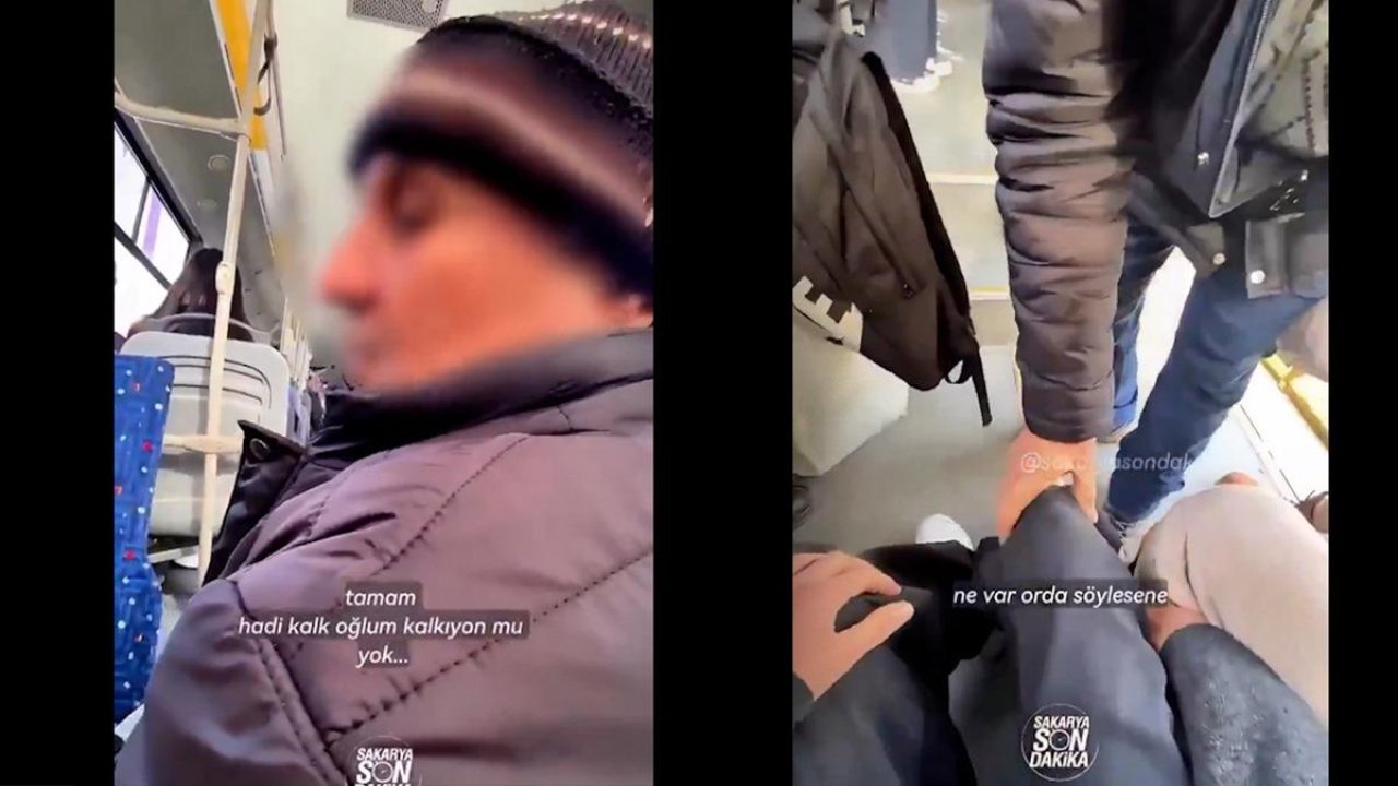 Yer vermeyince kucağına oturdu: Bacağını görünce ise şoke oldu! "Belki söylemek istemiyorum"