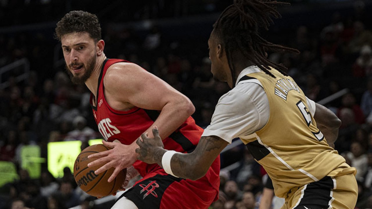 Alperen Şengün'den Wizards karşısında 32 sayı, 13 ribaunt