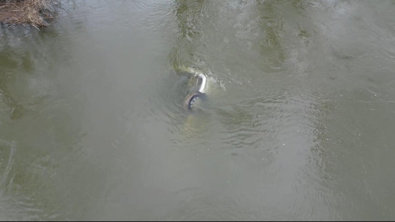 Edirne’de taşkında nehre düşen otomobil 1 ay sonra bulundu