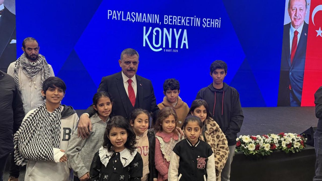 İçişleri Bakanı Çiftçi, Konya'da "Gazze Gönül Sofrası İftarı" programında konuştu
