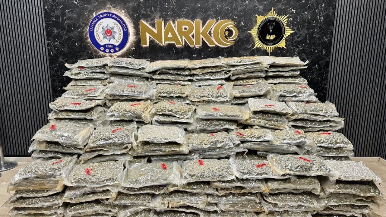 İstanbul'da 4 tırda 527 kilo 475 gram uyuşturucu ele geçirildi