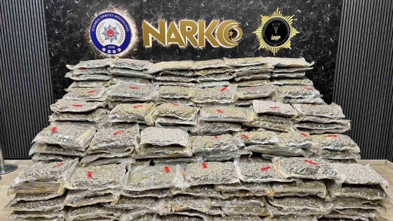 Küçükçekmece’de nefes kesen uyuşturucu operasyonu: 527 kilo uyuşturucu ele geçirildi