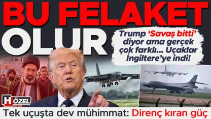 Uçaklar İngiltere'ye indi: ‘Bu felaket olur!’ Tek uçuşta dev mühimmat, direnç kıran güç