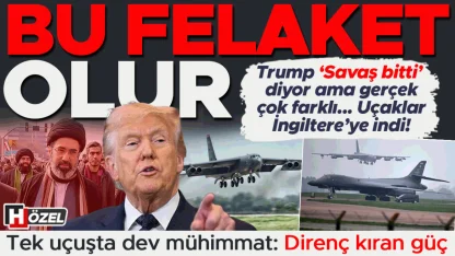 Uçaklar İngiltere'ye indi: ‘Bu felaket olur!’ Tek uçuşta dev mühimmat, direnç kıran güç