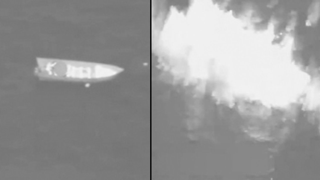 ABD'den Karayipler'de yeni saldırı: Tekne vuruldu