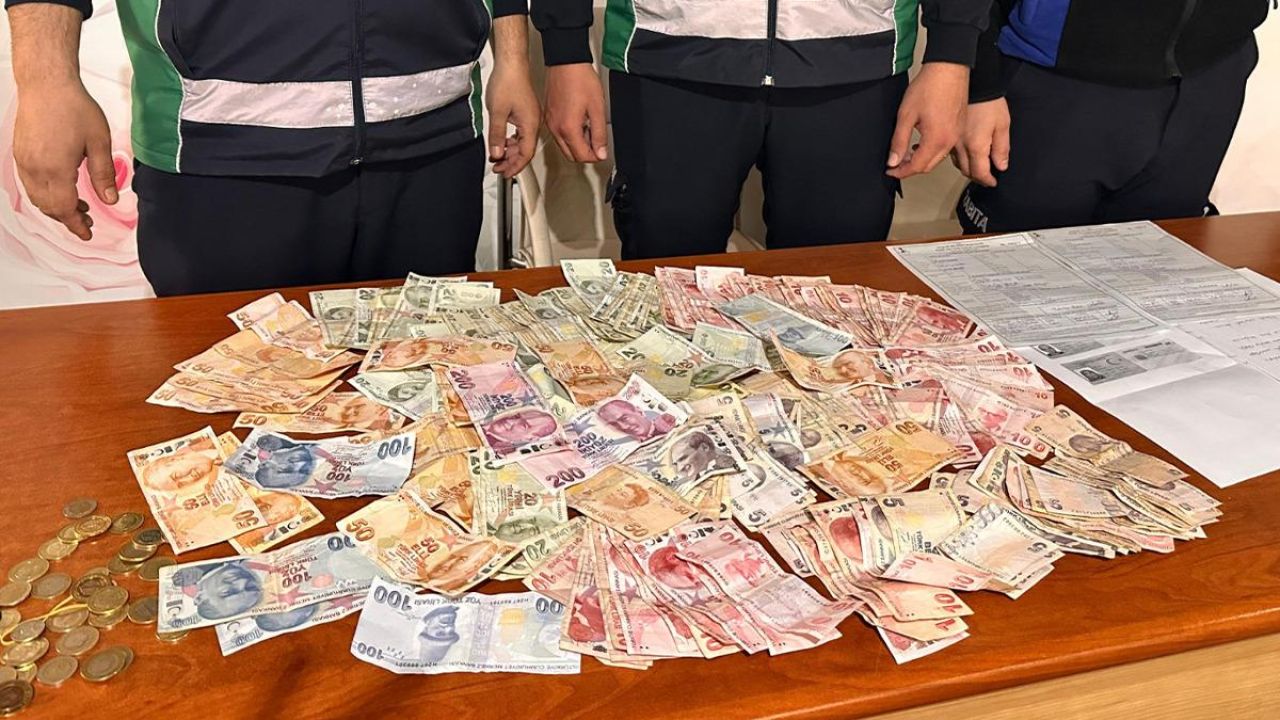 Akşehir’de dilenci operasyonu: 4 bin 410 TL’ye el konuldu