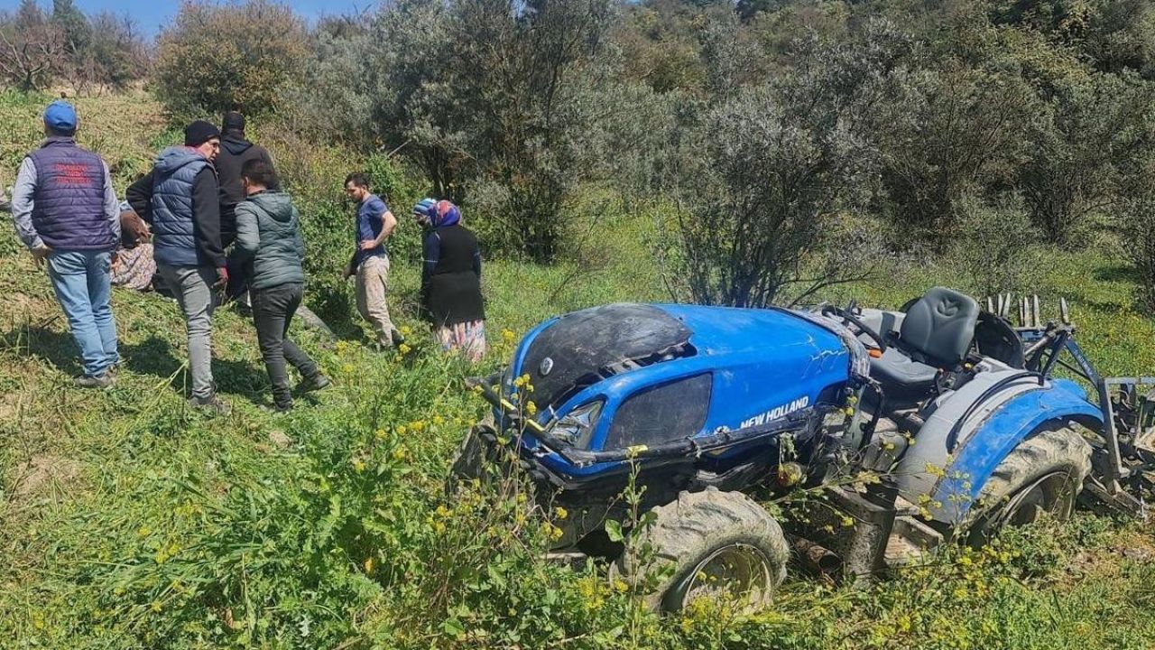 Bilecik'te devrilen traktörün sürücüsü hayatını kaybetti