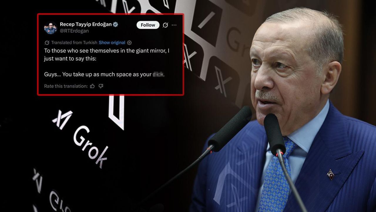 Cumhurbaşkanı Erdoğan'ın sözlerine argo çeviri! Grok fena çuvalladı