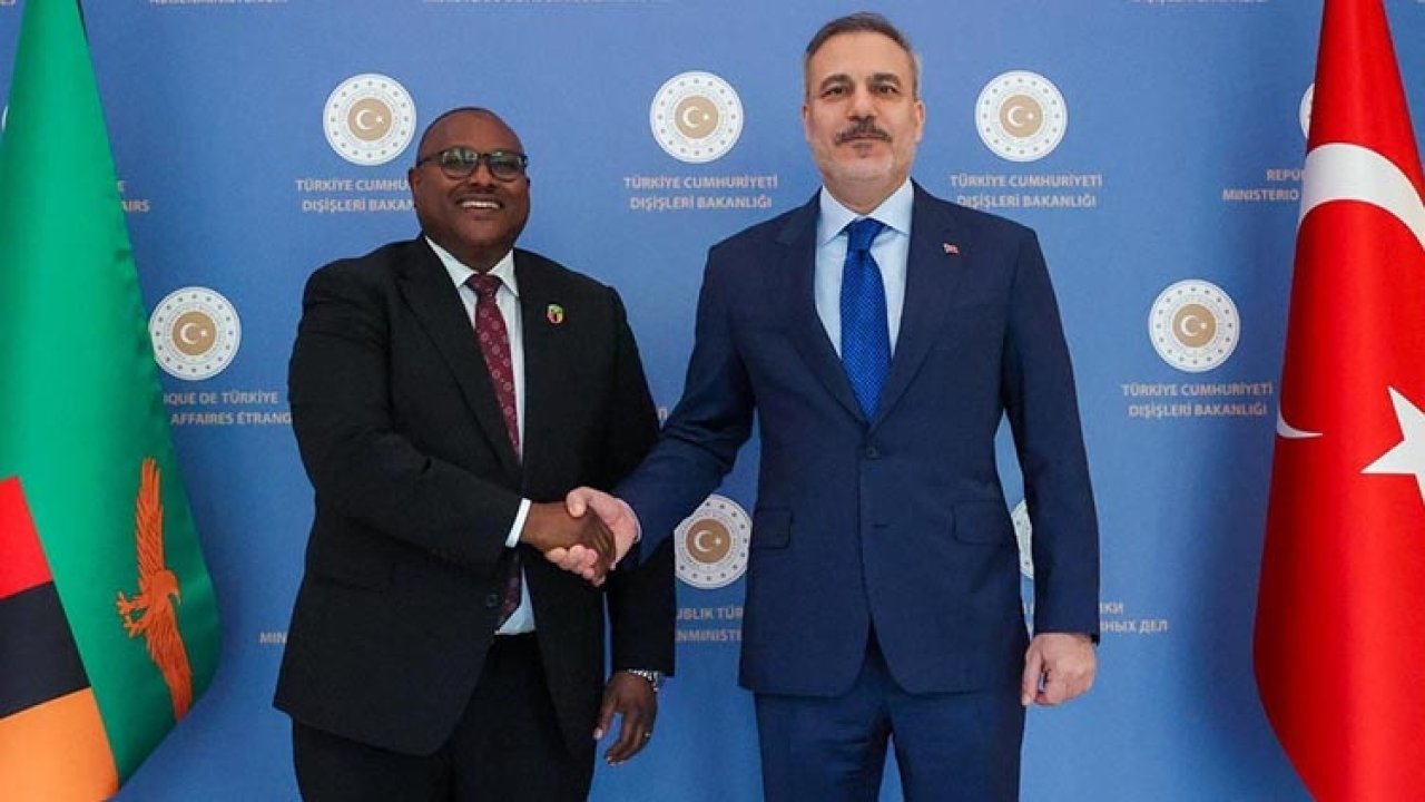 Dışişleri Bakanı Hakan Fidan Zambiyalı mevkidaşı ile görüştü