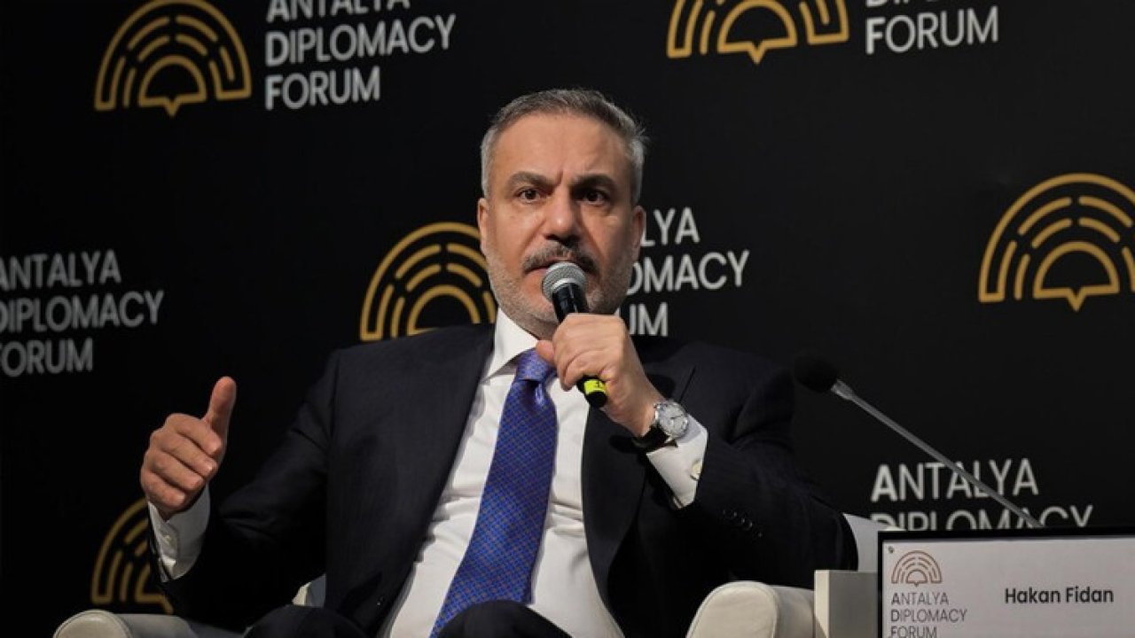 Dışişleri Bakanı Hakan Fidan'dan Antalya Diplomasi Forumu'nda önemli açıklamalar