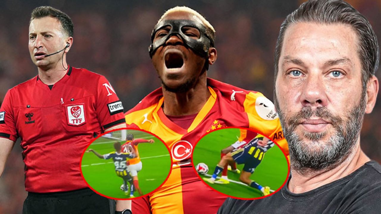 Fırat Aydınus, Galatasaray-Fenerbahçe derbisinin hakemi Yasin Kol için yazdı: O kadar kötüydü ki skor bile kurtarmaz! Osimhen kırmızı kart görmeliydi