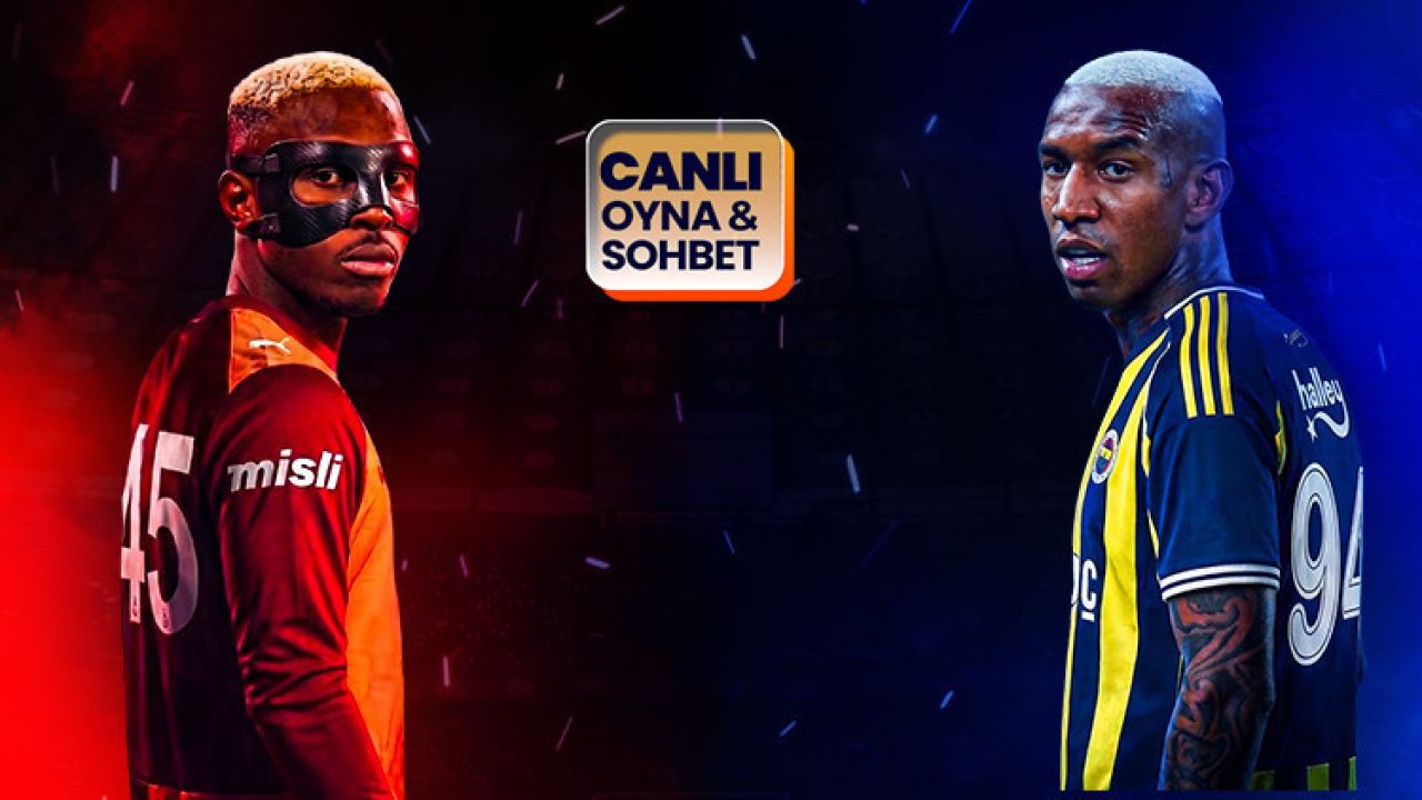 Galatasaray - Fenerbahçe derbisinin heyecanı canlı bahis ve canlı sohbet ile Misli'de yaşanıyor!