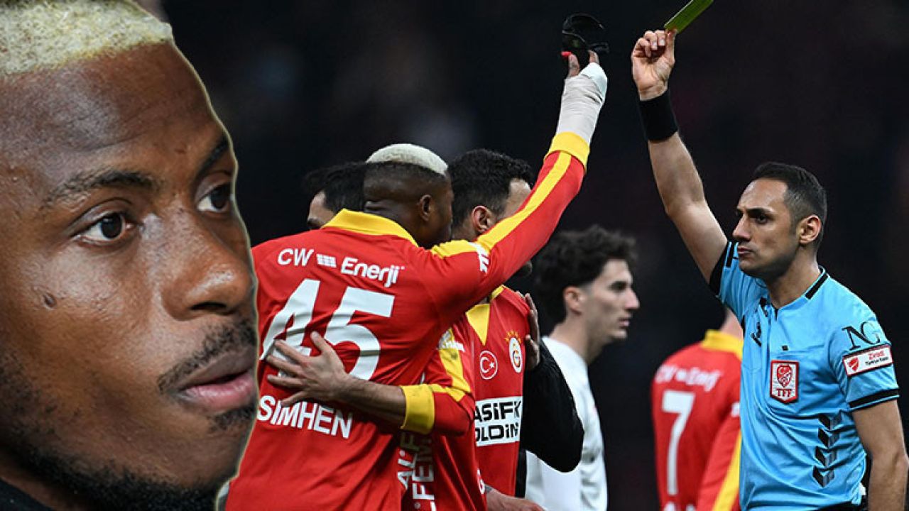 Galatasaray-Gençlerbirliği maçı sonrası Osimhen çılgına döndü! Hakemin üzerine yürüdü