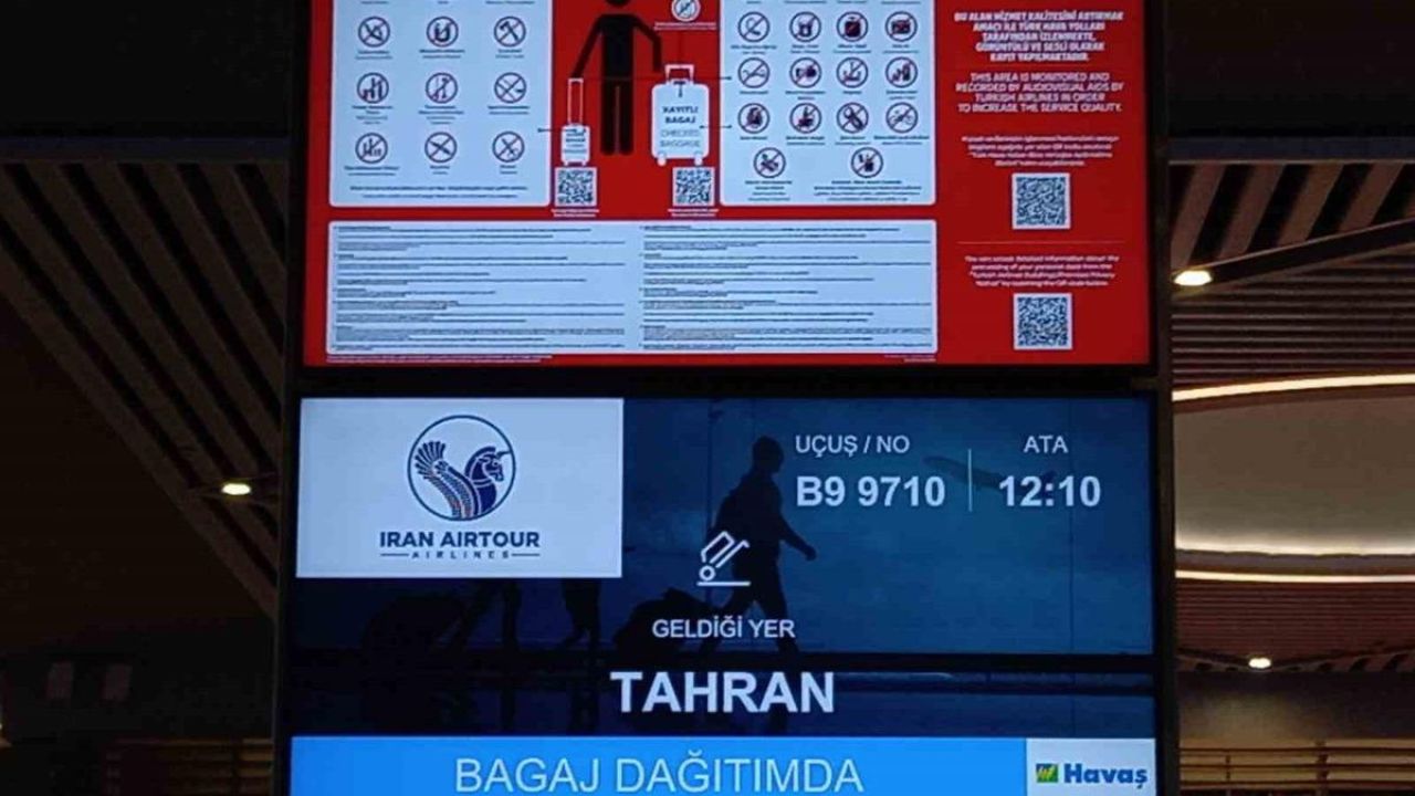 İstanbul Havalimanı’nda İran uçuşları yeniden başladı