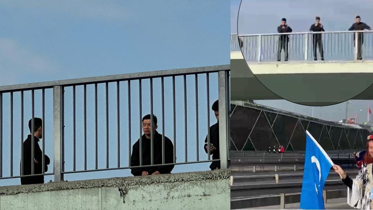 İstanbul'da maraton esnasında Çinlilerden şüphe uyandıran hareketler