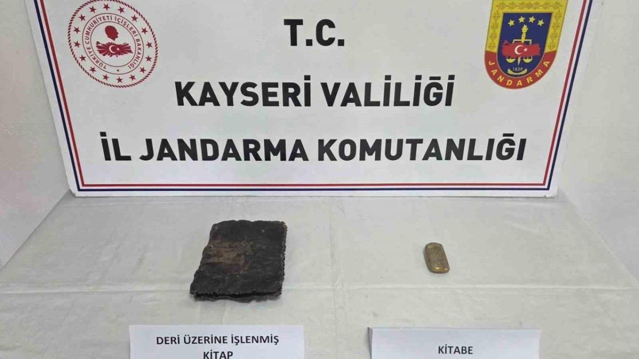 Kayseri’de tarihi eser operasyonu