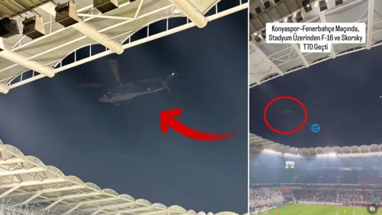 Konyaspor-Fenerbahçe maçında F-16 ve Sikorsky uçurmuştu! MSB o iddiaları doğruladı