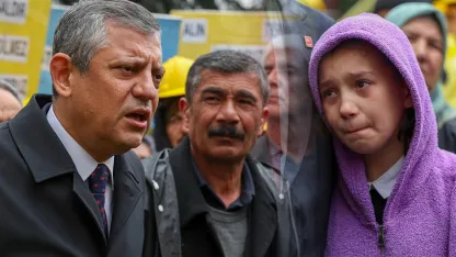 Özgür Özel, gözü yaşlı küçük Melek'i işaret etti: "Hakkınızı alacaksınız"