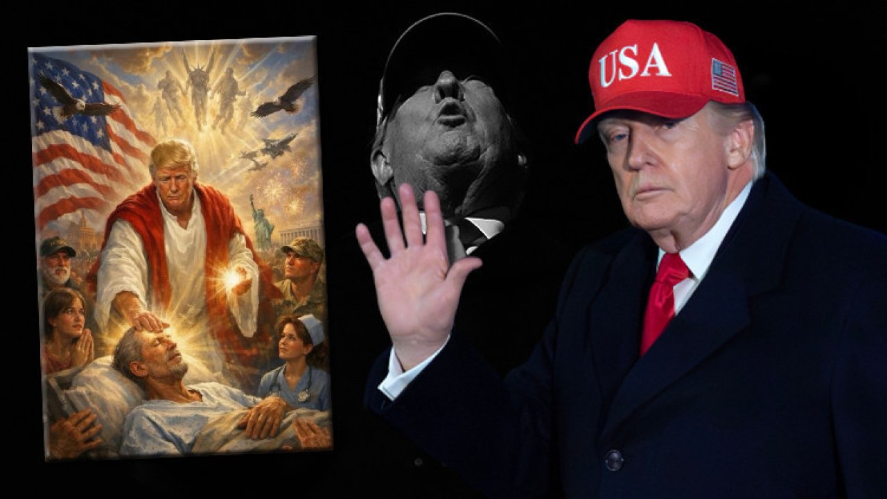 Trump'tan kendisini Hz. İsa olarak gösteren paylaşım: Papa Leo'ya ağır eleştiriler