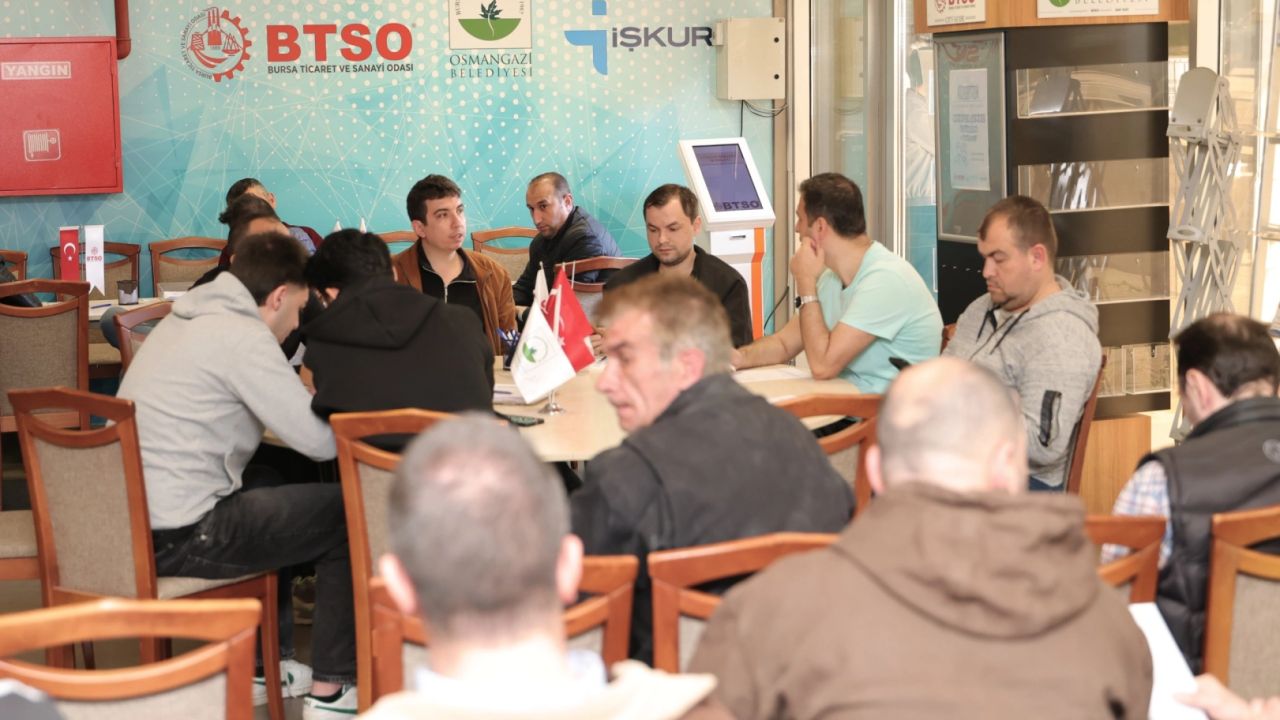 Bursa Osmangazi'de 1 haftada iş sahibi oluyorlar