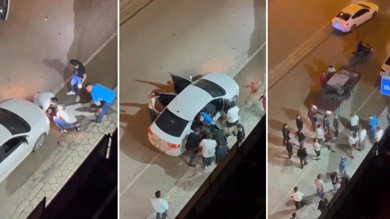Osmaniye’de silahlı saldırı kamerada: 2 kişi yaralandı