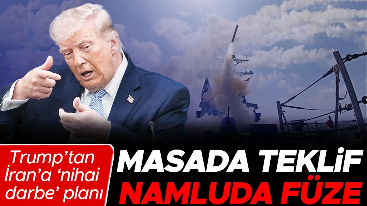 Trump kongre’ye ‘savaş bitti’ dedi ama... Masada teklif namluda füze