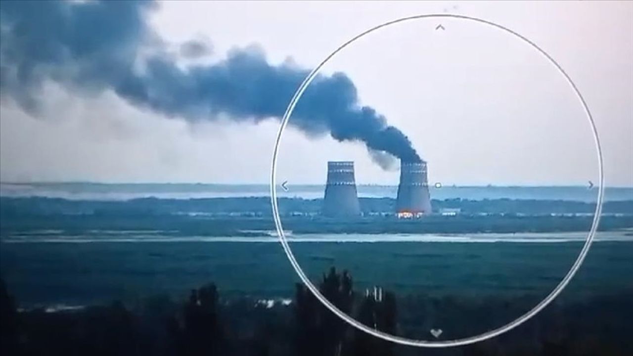 Zaporijya Nükleer Santrali yakınlarına İHA saldırısı
