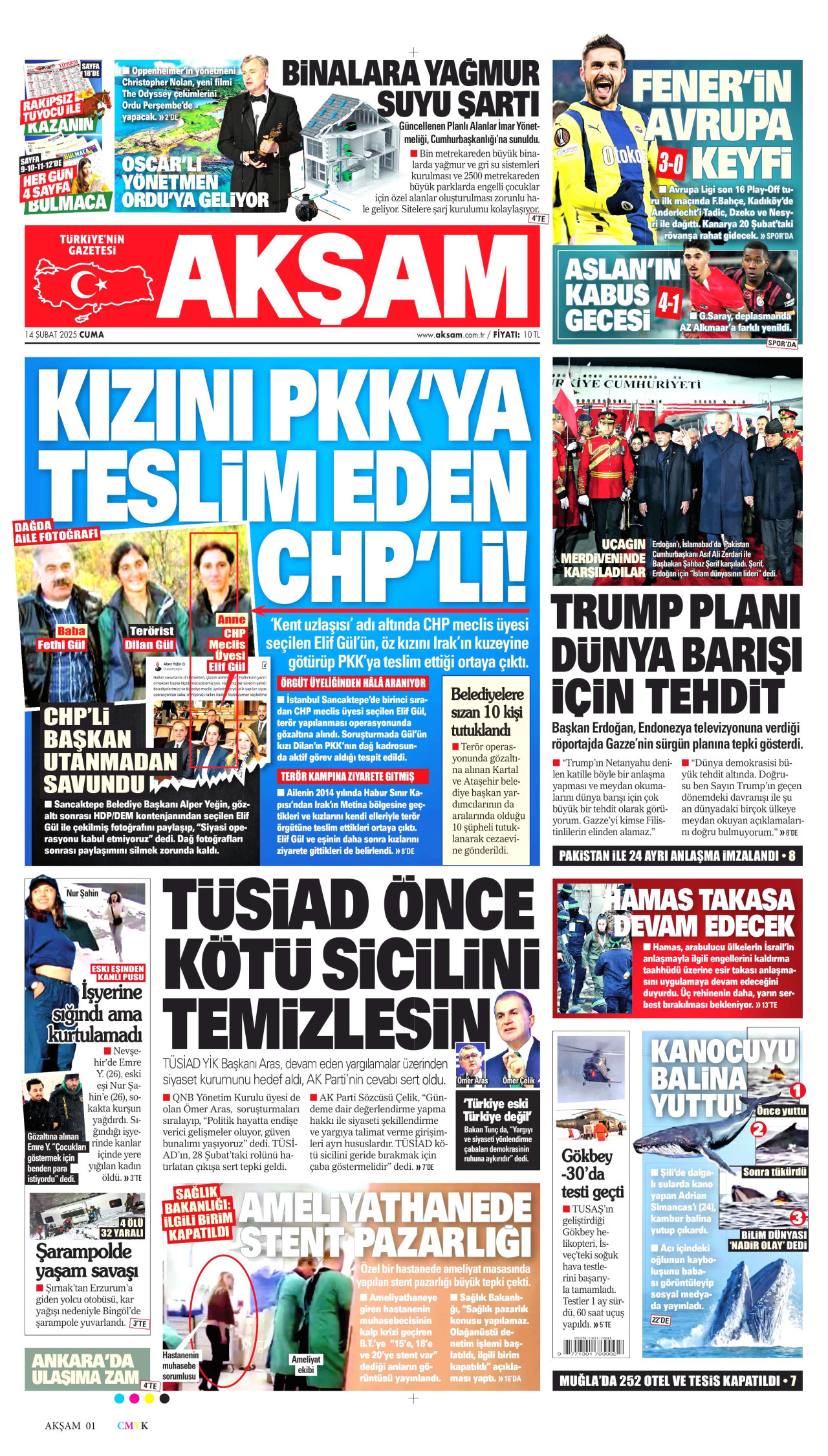 AKŞAM Gazete Manşeti