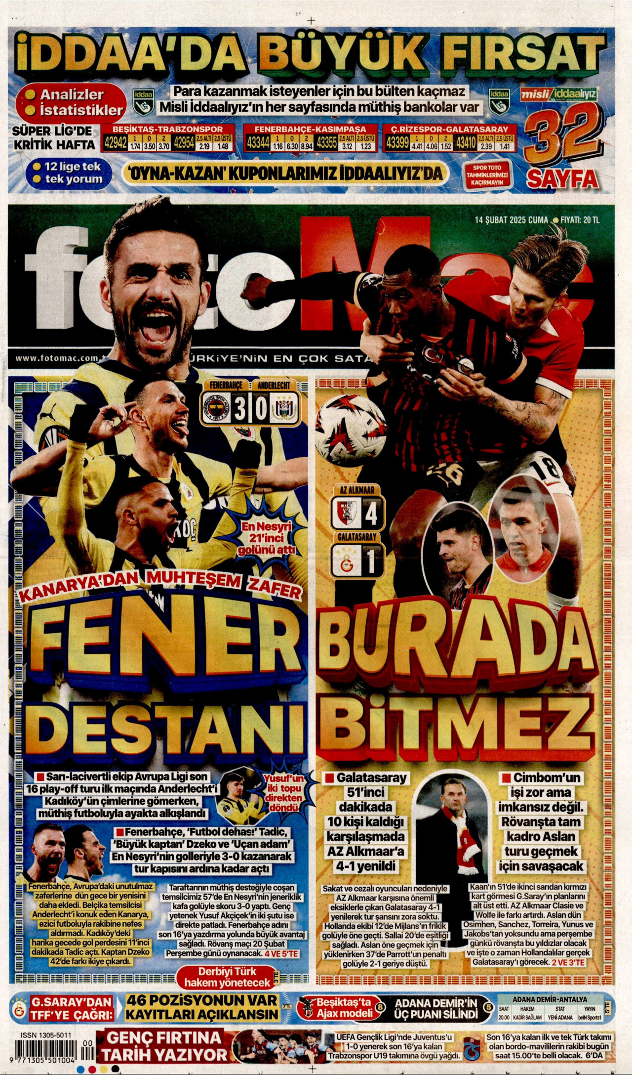 FOTOMAÇ Gazete Manşeti